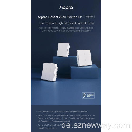 AQARA D1 Smart Wireless Wall Switch Fernbedienung